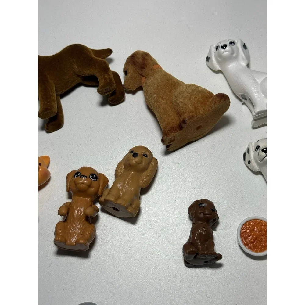 Barbie Pet Lot of 14. Marshmallow Cat, Dalmatian , Flocked Lab, Poodles +